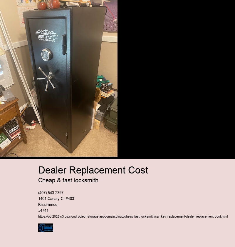 Understanding the Dealer Replacement Cost for Car Keys