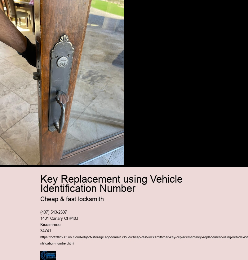 Understanding the Role of Vehicle Identification Number in Key Replacement
