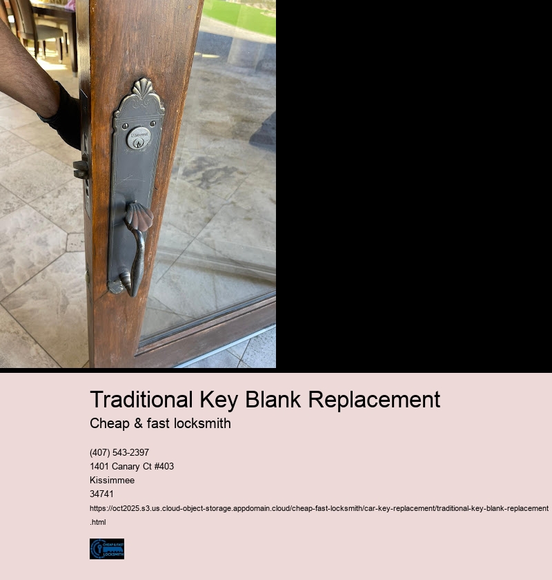 Understanding the Process of Traditional Key Blank Replacement