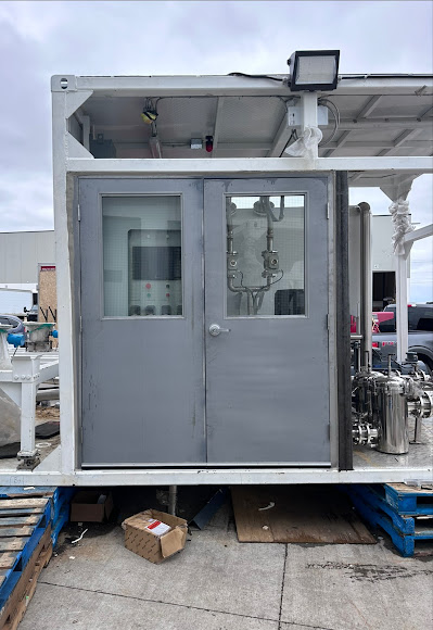 What is the process of commercial metal door installation?