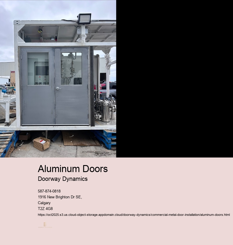 Benefits of Aluminum Doors for Commercial Properties