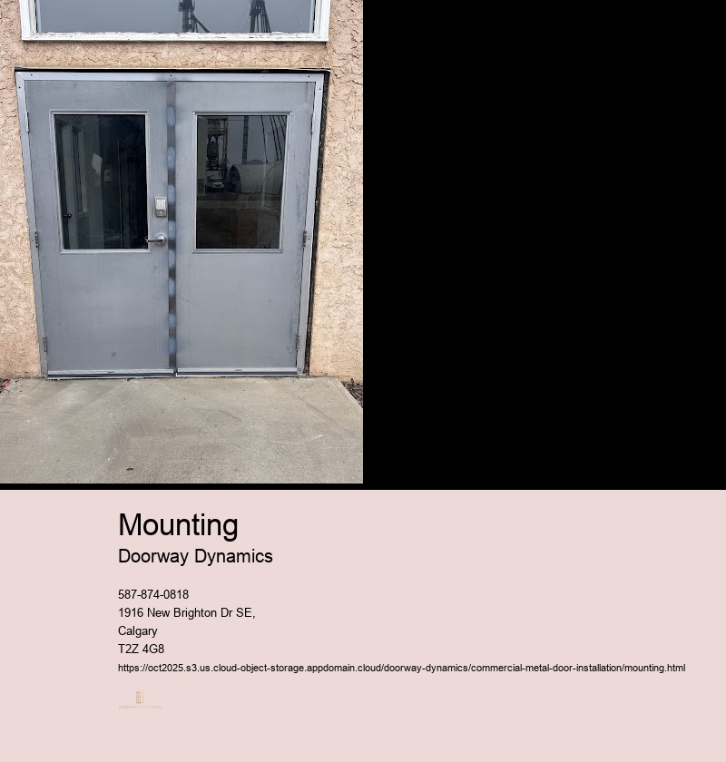 Measuring and Marking for Mounting